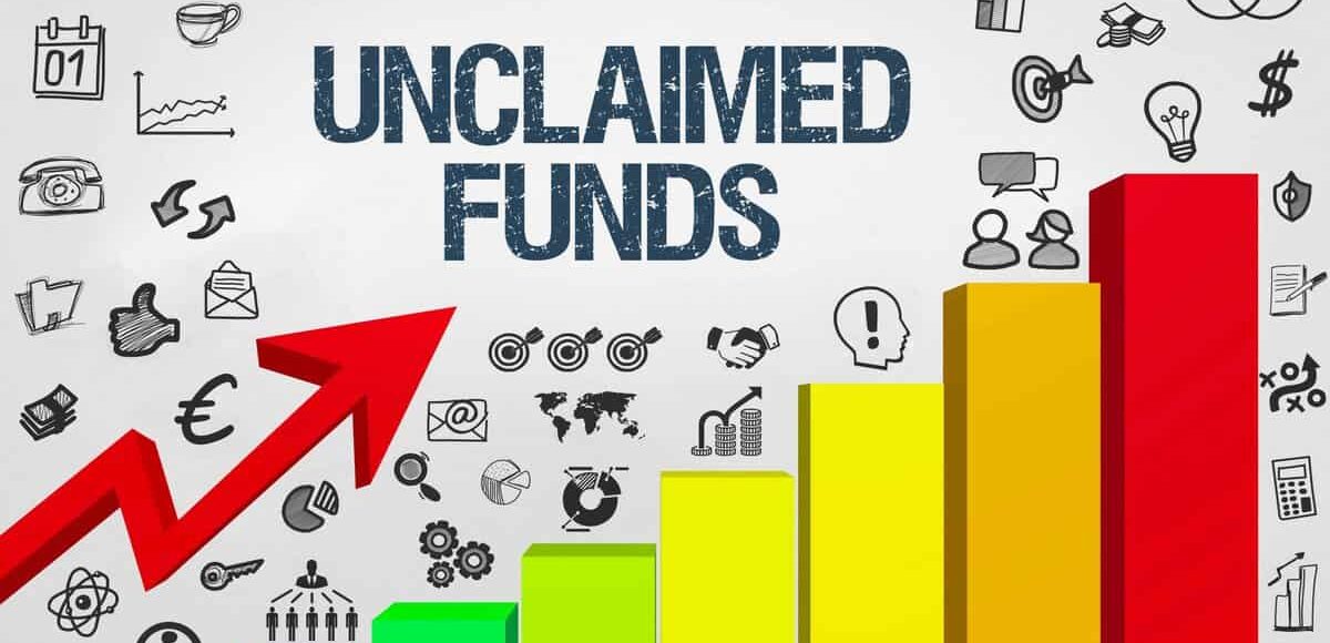 A bar graph displaying unclaimed property.