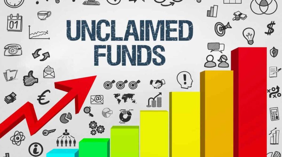 A bar graph displaying unclaimed property.