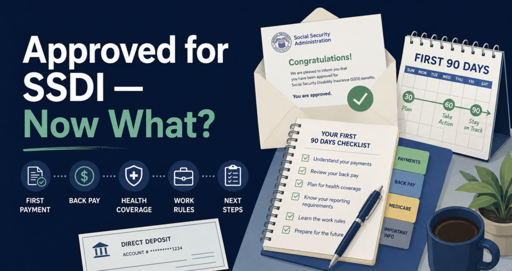 You Got Approved for SSDI — Now What? AStep-by-Step Guide to Your First ...
